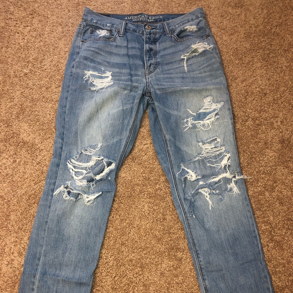 AE denim ripped jeans